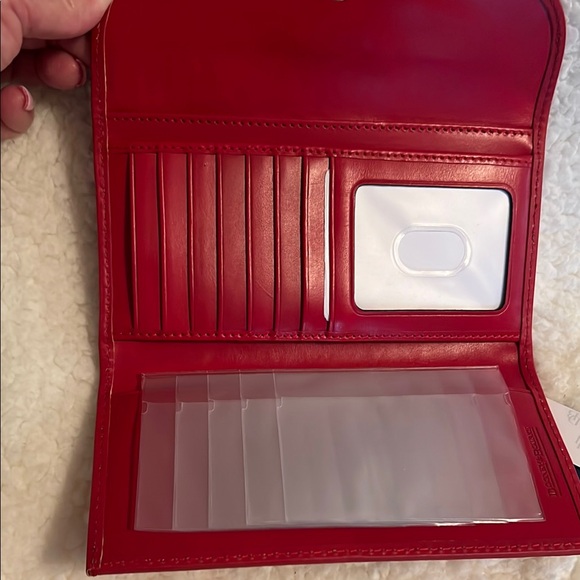 Dooney & Bourke Raspberry Wallet - Picture 5 of 6